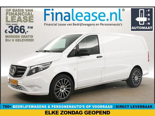 Mercedes-Benz Vito 114 CDI Lang AUT Airco Cam Carplay €366pm, Auto's, Bestelauto's, Lease, Automaat, Diesel, Mercedes-Benz, Wit