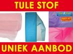 Mega aanbod tule stof - Rollen tule in vele kleuren en maten, Hobby en Vrije tijd, Stoffen en Lappen, Ophalen of Verzenden, Nieuw