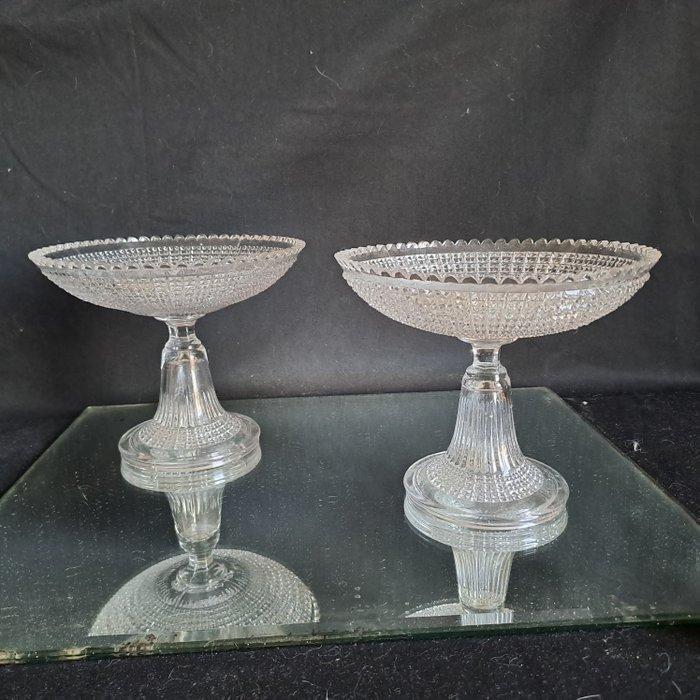 Val Saint Lambert - Charles Graffart - Fruitmand (2) -, Antiek en Kunst, Antiek | Glas en Kristal