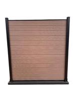 Modulair Schutting Composiet Coffee 180x180 Cm (zonder, Nieuw