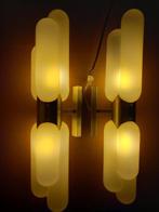 Mazzega - Wandlamp (2) - Torpedo - Glas - Metaal, Antiek en Kunst, Antiek | Lampen
