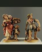 LEPI - Val Gardena - Snijwerk, Kerstgroep figuren - 12 cm -