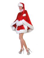 Kerstkostuum Cape en Muts Dames, Ophalen of Verzenden, Nieuw