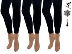 3 stuks Thermo leggings - Zwart, Verzenden, Nieuw