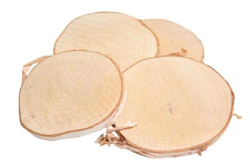 Boomstamschijf berkenschijf rond +/-9-10cm per +/- 10 st, Hobby en Vrije tijd, Knutselen, Nieuw, Ophalen of Verzenden