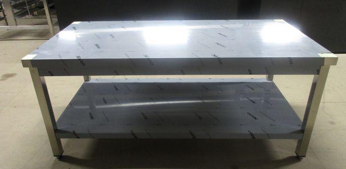 RVS Tafel, Werktafel B140 x D70 x H60cm, NIEUW, Zakelijke goederen, Horeca | Keukenapparatuur, Gebruikt