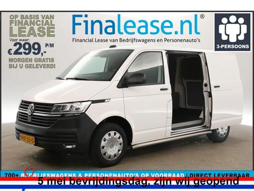 Volkswagen Transporter 2.0 TDI L1H1 Airco Carplay Nav €299pm, Auto's, Bestelauto's, Lease, Handgeschakeld, Diesel, Volkswagen