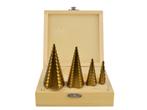 Kegelboor Set - 4 Tot 39 Mm - 4 Delig - Stappenboor Set - GE, Doe-het-zelf en Verbouw, Gereedschap | Boormachines, Ophalen of Verzenden