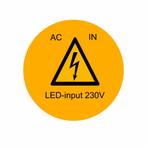 Stickers LED-INPUT | 230V, Huis en Inrichting, Lampen | Losse lampen, Verzenden, Nieuw, Overige fittingen
