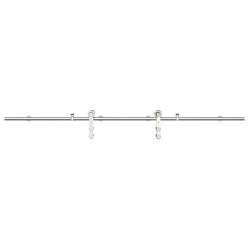 Stalen Schuifdeur Set 200cm - Tweedekansje met Korting!, Doe-het-zelf en Verbouw, Deuren en Horren, 100 tot 120 cm, Schuifdeur