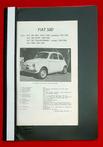 Vraagbaak Fiat 500 1957-1964