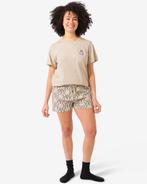 HEMA Nijntje damesshortama katoen naturel, Kleding | Dames, Verzenden
