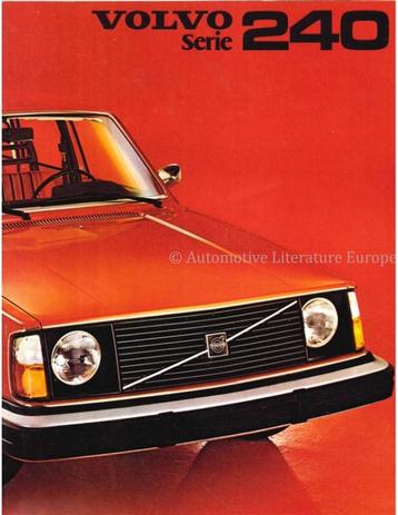 1975 VOLVO 240 SERIE BROCHURE NEDERLANDS beschikbaar voor biedingen