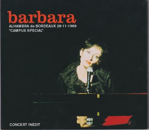 cd - Barbara - Campus SpÃ©cial - Alhambra De Bordeaux 28-., Cd's en Dvd's, Cd's | Pop, Zo goed als nieuw, Verzenden