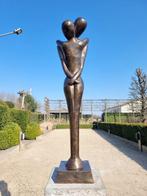 Beeld, omhelzend koppel - 83 cm - Brons