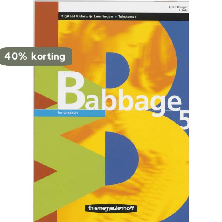 Babbage voor windows 5 9789006260205 K. Kats, Boeken, Schoolboeken, Gelezen, Verzenden