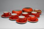 Zsolnay - Ildikó Várdeák (1929-) - Koffieservies voor 6 (16)