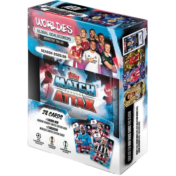 Topps Match Attax UCL 2025/2026 Mini Tin, Hobby en Vrije tijd, Verzamelkaartspellen | Overige, Nieuw, Verzenden