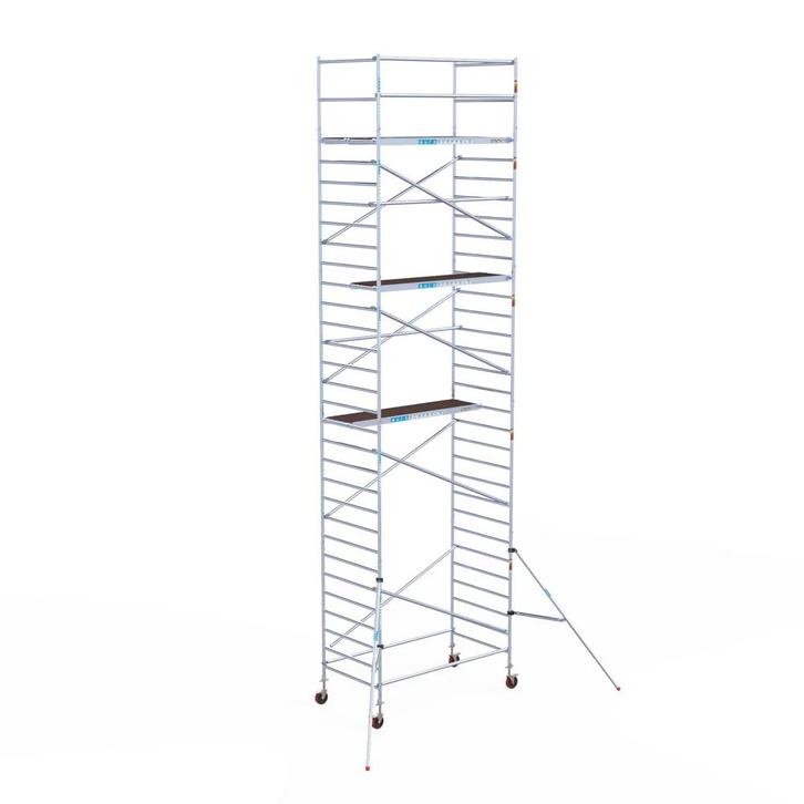 Rolsteiger Euroscaffold Budget 135 x 250 x 10.2m werkhoogte, Doe-het-zelf en Verbouw, Steigers, Rolsteiger of Kamersteiger, Nieuw