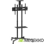 Equip 650603 70  Portable flat panel floor stand Zwart flat, Verzenden, Nieuw