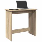 vidaXL Bureau 80x40x75 cm bewerkt hout sonoma eikenkleurig, Verzenden, Nieuw
