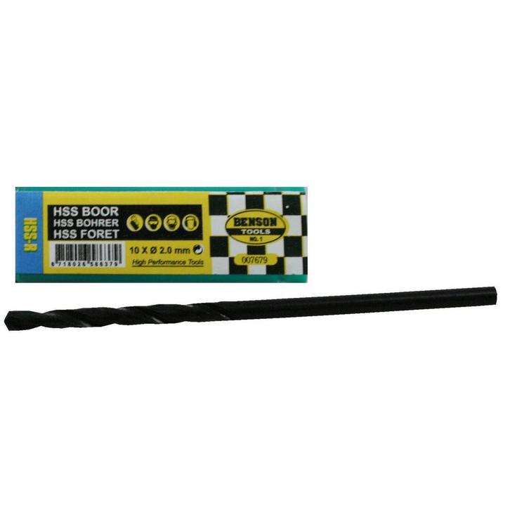 Benson Metaalboren set - 2 mm - nauwkeurig en krachtig -..., Doe-het-zelf en Verbouw, Gereedschap | Boormachines, Nieuw, Ophalen of Verzenden