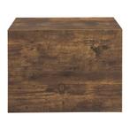 Zwevend Nachtkastje - 40 x 29 x 30 cm - Houtkleur - 2 Lades, Huis en Inrichting, Slaapkamer | Nachtkastjes, Verzenden, Nieuw