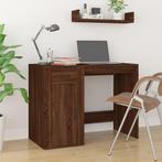 vidaXL Bureau 100x49x75 cm bewerkt hout bruin eikenkleur, Verzenden, Nieuw