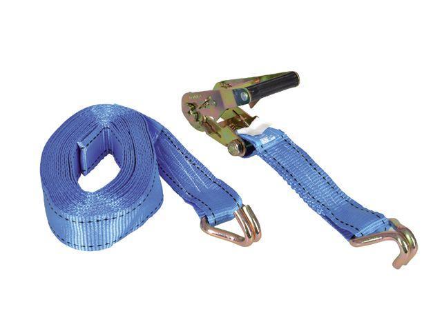 Talamex Spanband 36 mm 8 meter met ratelgesp en J-haak, Watersport en Boten, Accessoires en Onderhoud, Nieuw, Ophalen of Verzenden