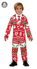 Kerst Kostuum Kind Rood, Kleding | Heren, Ophalen of Verzenden, Nieuw
