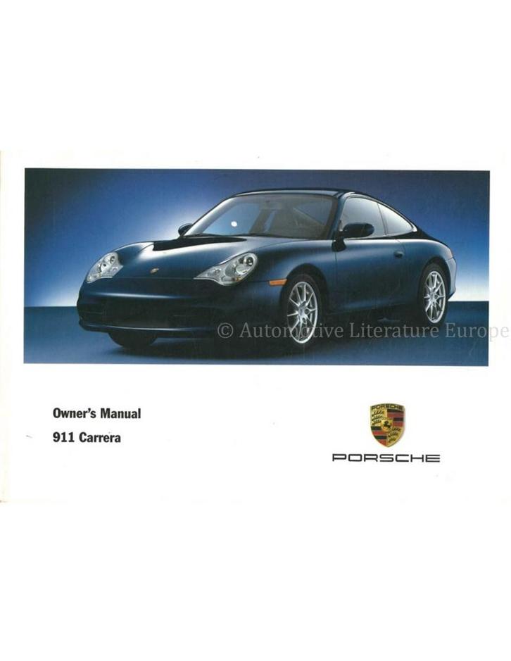 2002 PORSCHE 911 CARRERA | TARGA INSTRUCTIEBOEKJE ENGELS, Auto diversen, Handleidingen en Instructieboekjes