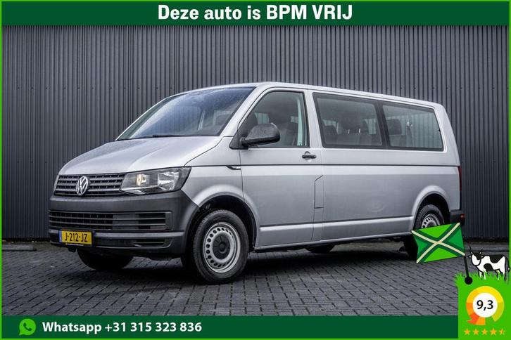 Volkswagen Transporter T6 Kombi **2.0TDI L2H1 | 9-Persoons |, Auto's, Bestelauto's, Lease, Handgeschakeld, Volkswagen, Grijs, Stof