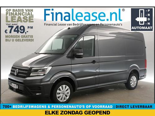 Volkswagen Crafter 2.0 TDI L3H3 NIEUW BPM VRIJ 140PK Virtual, Auto's, Bestelauto's, Lease, Automaat, Diesel, Volkswagen, Zilver of Grijs