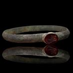 Oud-Romeins Brons Armband - Met King Intaglio Replica