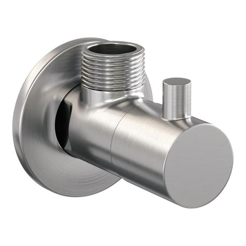 Hoekstopkraan Brauer Brushed Edition Compleet Met Slang RVS, Doe-het-zelf en Verbouw, Sanitair, Kraan, Nieuw, Chroom, Ophalen of Verzenden