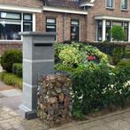 Hardstenen Brievenbus 4 Brievenbussen hardsteen 150KG! TIP!, Ophalen of Verzenden, Nieuw, Beton, Staande brievenbus