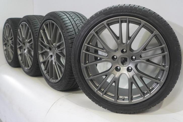 Porsche Panamera 971 21 inch velgen Pirelli Winterbanden Ori, Auto-onderdelen, Banden en Velgen, Velg(en), Gebruikt, 21 inch, Winterbanden