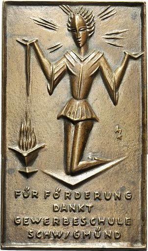 Plakette um 1930 Wuerttemberg-schwaebisch Gmuend, Stadt, Postzegels en Munten, Munten | Europa | Niet-Euromunten, Verzenden
