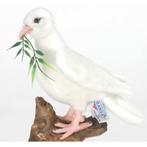 Hansa pluche witte duif knuffel 20 cm - Knuffel vogels, Nieuw, Verzenden