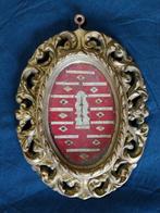 Reliekhouder - Glas, Hout, Papier, Textiel - 1850-1900 -, Antiek en Kunst