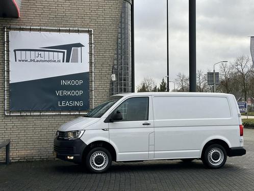 Volkswagen Transporter 2.0 TDI L1H1*A/C*CRUISE*HAAK*SCHUIF*B, Auto's, Bestelauto's, Lease, Zwart, Handgeschakeld, Wit, Financial lease