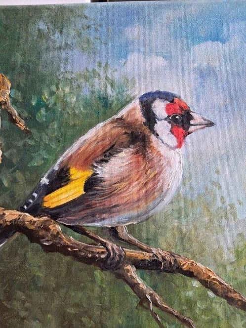 Tomasz Bednarski (1965) - Goldfinch, Antiek en Kunst, Kunst | Schilderijen | Klassiek