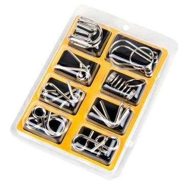 8x Metalen Puzzel Breinbreker | Hersenkraker Set | Denkspel beschikbaar voor biedingen