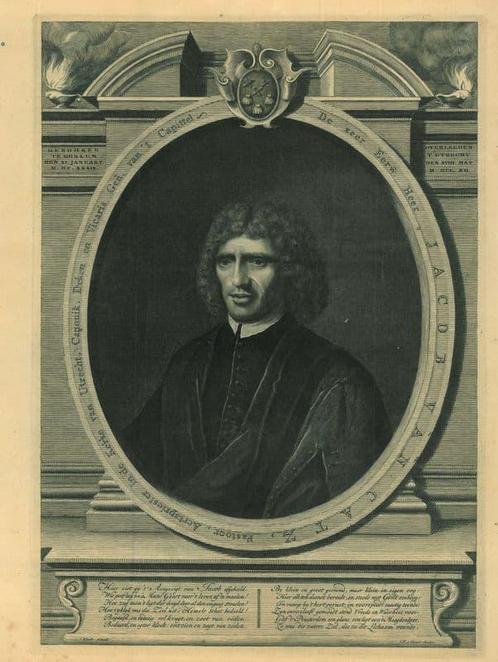 Portrait of Jacob van Catz, Antiek en Kunst, Kunst | Etsen en Gravures