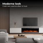 EVIQ Elektrische sfeerhaard Diamond 65 inch – 165 cm, Verzenden, Nieuw, Elektrische haard