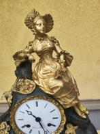 Figurale pendule - Brons, Messing - 1800-1850, Antiek en Kunst, Antiek | Klokken