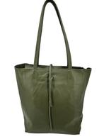 Groene Vera Pelle leren shopper, Sieraden, Tassen en Uiterlijk, Tassen | Schoudertassen, Verzenden, Nieuw