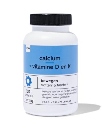 HEMA Calcium + vitame D en K 120 stuks 3=50% / 2=30% beschikbaar voor biedingen