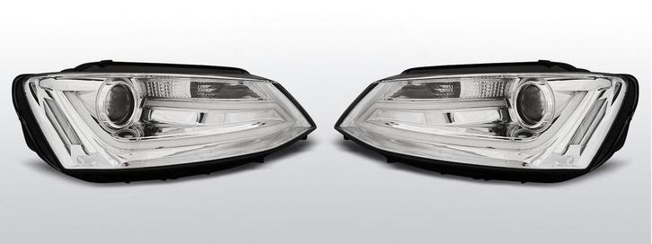 Koplampen Tube Light Real DRL | Volkswagen Jetta VI 2011- |, Auto-onderdelen, Verlichting, Nieuw, Volkswagen, Verzenden