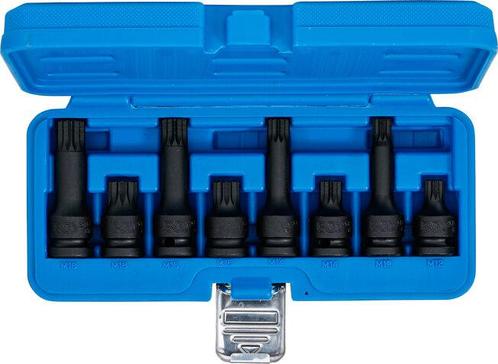 Bgs Technic Kracht Bit doppenset (1/2) schijf Spline 8 delig, Auto diversen, Autogereedschap, Verzenden